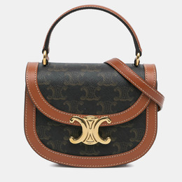 Celine: Коричневая сумка 