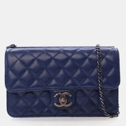 Chanel: Синяя сумка 