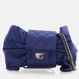 Chanel: Синяя сумка 