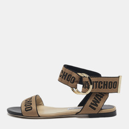 Jimmy Choo: Коричневые сандалии 