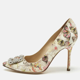 Manolo Blahnik: Многоцветные туфли  Hangisi