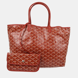 Goyard: Красная сумка-шоппер 