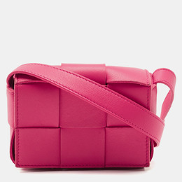 Bottega Veneta: Розовая сумка  Intreccio
