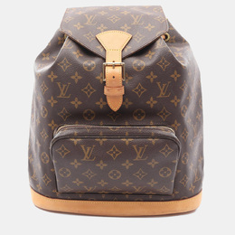 Louis Vuitton: Коричневый рюкзак 