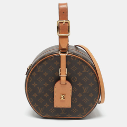 Louis Vuitton: Коричневая сумка 