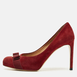 Salvatore Ferragamo: Тёмные туфли  Vara Bow