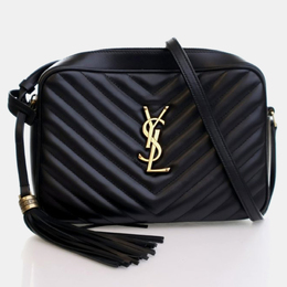 Saint Laurent Paris: Чёрная сумка  Lou