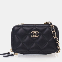 Chanel: Чёрный картхолдер 