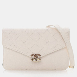 Chanel: Белый кошелёк 