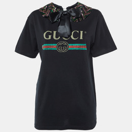 Gucci: Чёрная футболка 