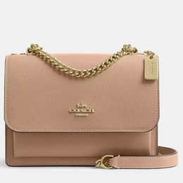 Coach: Коричневая сумка 