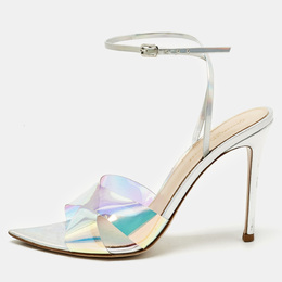 Gianvito Rossi: Многоцветные сандалии  Plexi
