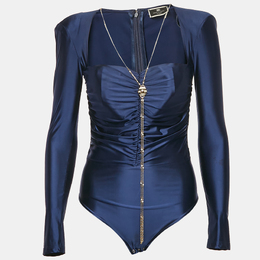 Elisabetta Franchi: Синий боди 