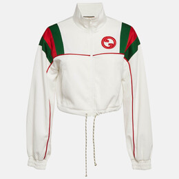 Gucci: Белая куртка  Web