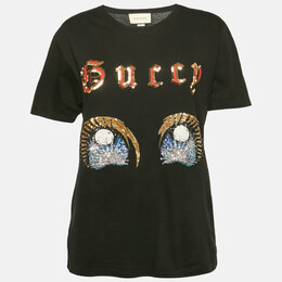Gucci: Чёрная футболка 