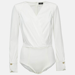 Elisabetta Franchi: Белый боди 