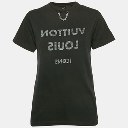 Louis Vuitton: Чёрная футболка 