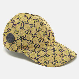 Gucci: Жёлтая кепка  GG