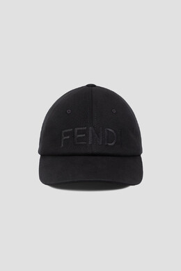 Fendi: Чёрная кепка 