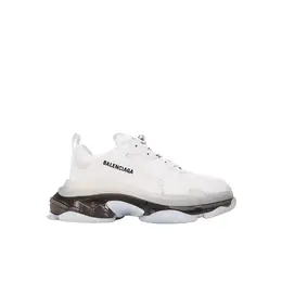 BALENCIAGA: Белые кроссовки  Triple S