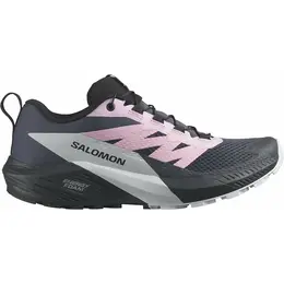 Salomon: Серые кроссовки 