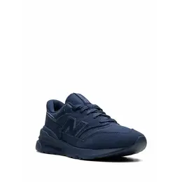New Balance: Синие кроссовки 
