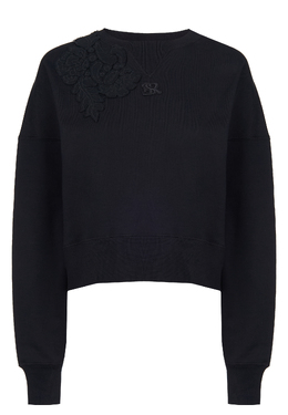 ERMANNO SCERVINO: Чёрная толстовка 