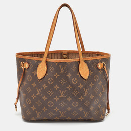 Louis Vuitton: Коричневая сумка  Neverfull