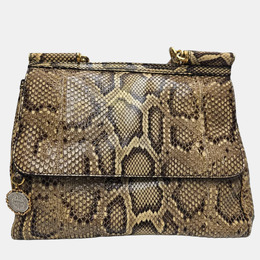 Dolce & Gabbana: Жёлтая сумка  Sicily Medium