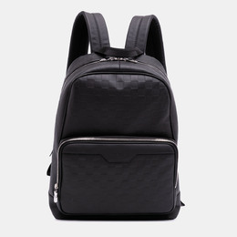 Louis Vuitton: Чёрный рюкзак 