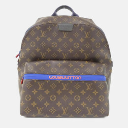 Louis Vuitton: Коричневый рюкзак 