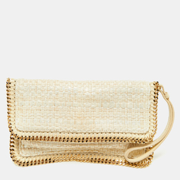 Stella McCartney: Белый клатч  Falabella