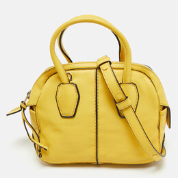 Tod's: Жёлтая сумка 