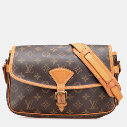 Louis Vuitton: Коричневая сумка 