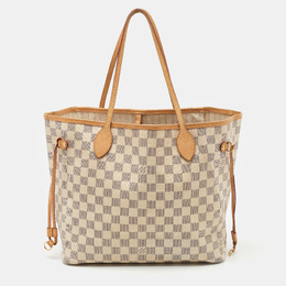 Louis Vuitton: Белая сумка  Neverfull MM