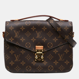 Louis Vuitton: Коричневая сумка  Pochette