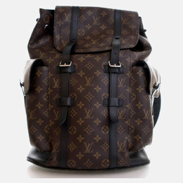Louis Vuitton: Коричневый рюкзак 