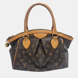Louis Vuitton: Коричневая сумка 