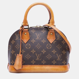 Louis Vuitton: Коричневая сумка  Alma BB