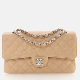 Chanel: Бежевая сумка 