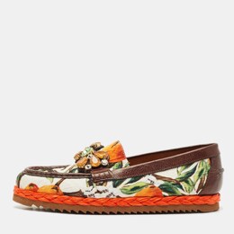 Dolce & Gabbana: Многоцветные лоферы  Palermo
