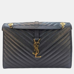 Saint Laurent Paris: Синяя сумка  Envelope