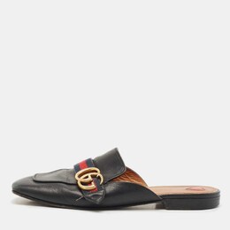 Gucci: Чёрные сабо  Web