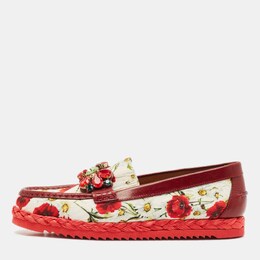 Dolce & Gabbana: Красные лоферы  Palermo