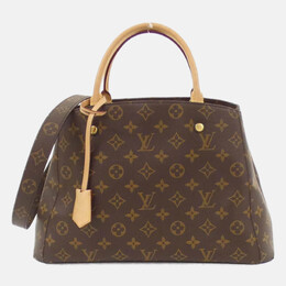 Louis Vuitton: Коричневая сумка  Montaigne
