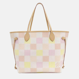 Louis Vuitton: Многоцветная сумка  Neverfull MM