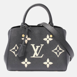 Louis Vuitton: Чёрная сумка  Montaigne