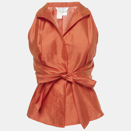 Max Mara: Оранжевый топ 