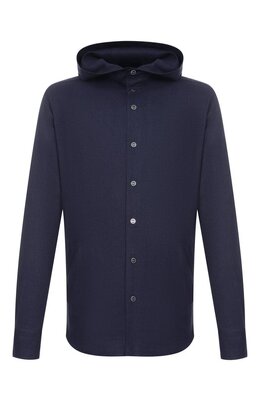 Kiton: Синяя рубашка 