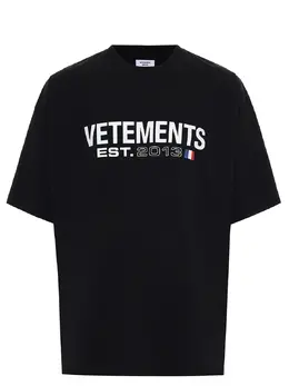 VETEMENTS: Хлопковая футболка 